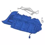 PR3Z13405B - : 2024 Ford Mustang - Tail Lamp Assembly for Ford: Mustang Image