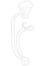 2088601147 - : Nozzle, Windshield Wshr Syst for Mercedes-Benz: CLK430 Image