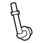 BB5Z2365A - Body: Power Booster Elbow for Ford: Explorer Image