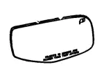 8A4Z17K707A - Body: Mirror Glass for Ford Image