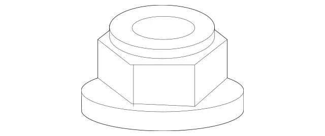 327564 - Substructure: Nut for Mercedes-Benz Image