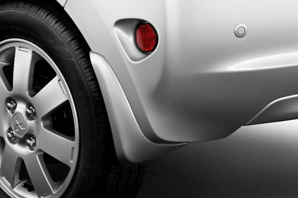 MZ330626P19 - : Mud Guards - Rear - Red for Mitsubishi Image