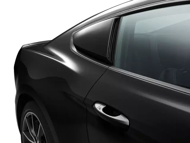 VHR3Z63280B10AF - Exterior: Side Quarter Window Scoop - Absolute Black for Ford: Mustang Image
