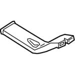 EM2Z19B680A - Body: Rear Duct Extension for Ford: Edge | Lincoln: MKX, Nautilus Image