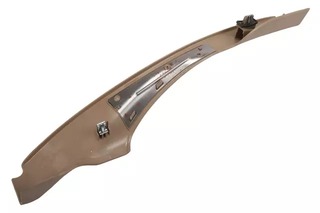 Medium Cashmere Rear Passenger Side Door Sill Garnish Molding - GM (23431316)