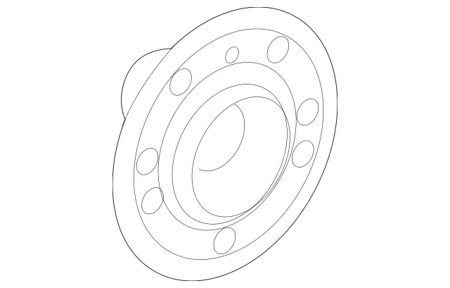 166357090064 - Rear Axle: Rear-Axle Wheel Flange for Mercedes-Benz: GL350, GL450, GL550, GL63 AMG, GLE300d, GLE350, GLE400, GLE43 AMG, GLE450 AMG, GLE550e, GLE63 AMG, GLE63 AMG S, GLS350d, GLS450, GLS550, GLS63 AMG, ML250, ML350, ML400, ML550, ML63 AMG Image image
