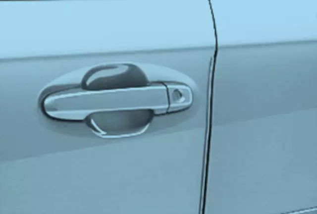 SOA801P031M2 - Exterior: Door Edge Guards, Cool Gray Khaki for Subaru: Crosstrek Image
