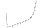 2317200254 - Front Doors: Seal for Mercedes-Benz Image