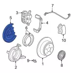 F75Z2211AA - : Backing Plate for Ford Image