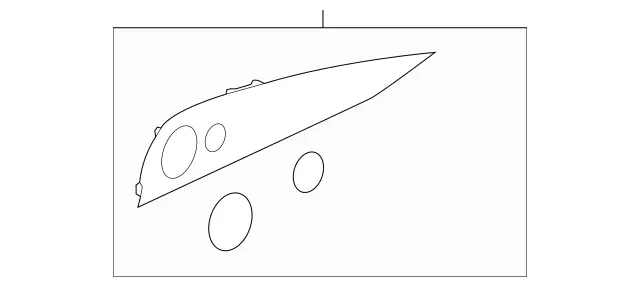 2137307807 - Rear Doors: Trim Strip for Mercedes-Benz: E300, E350, E43 AMG, E53 AMG, E63 AMG S Image image