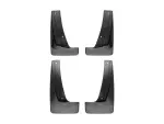 110079120079 - : Black MudFlap No-Drill DigitalFit® MudFlap Kit for WeatherTech Image