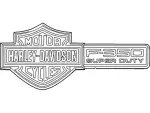 4C3Z9942528BC - Body: Nameplate for Ford: F-350 Super Duty Image