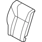 D2BZ5466600AT - Body: Seat Back Cover for Ford: Fiesta Image