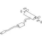 FJ7Z5230A - : Muffler &amp; Pipe for Lincoln: MKC Image