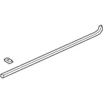 JL1Z4029796BC - Body: Belt Molding for Ford Image