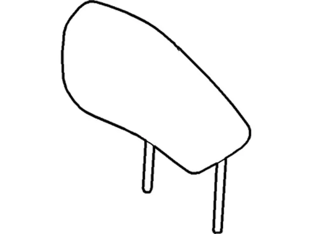 9L2Z78611A08BC - Body: Headrest for Ford: Explorer, Explorer Sport Trac | Mercury: Mountaineer Image