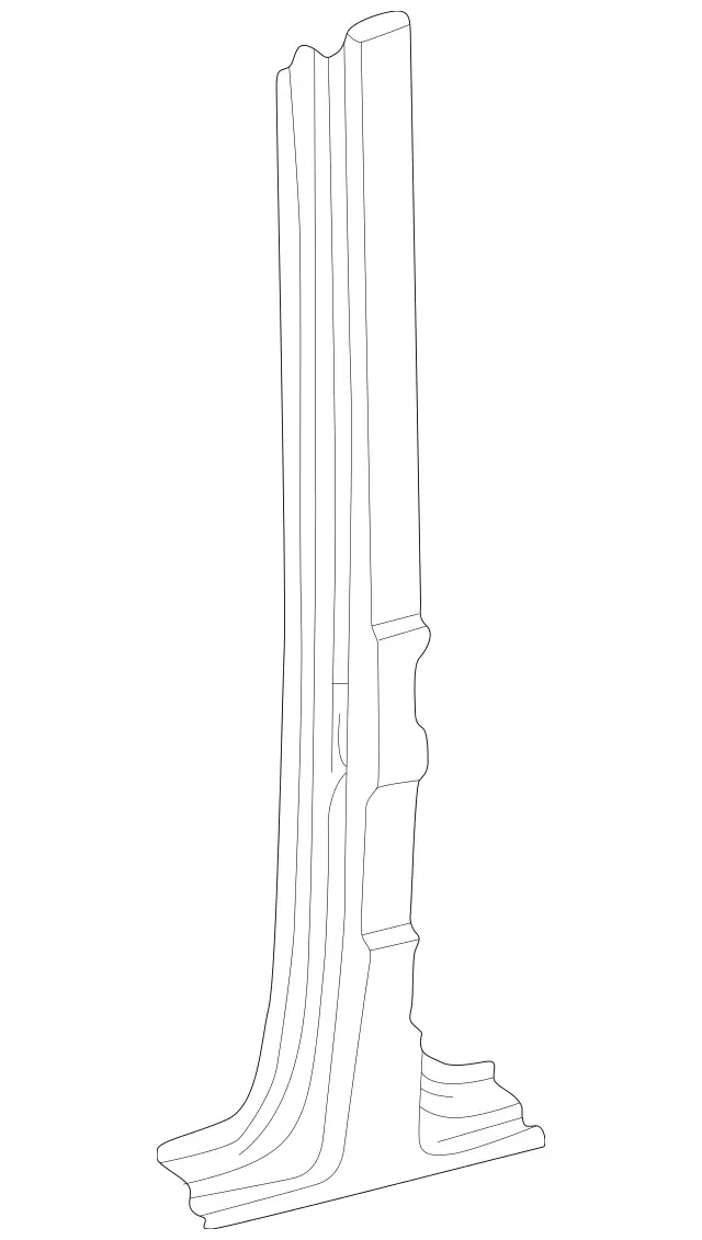 463637582464 - Body: Outer Center Pillar for Mercedes-Benz Image