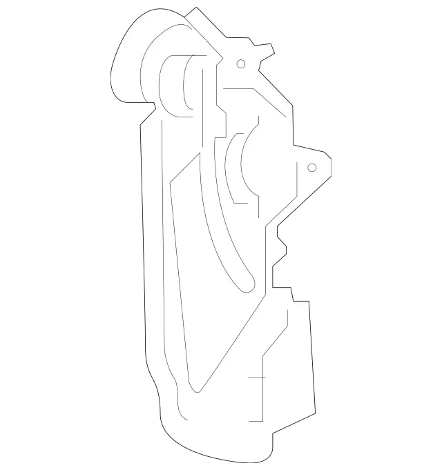 2538883400 - Detachable Parts: Airflow Serration for Mercedes-Benz: GLC300, GLC43 AMG, GLC63 AMG, GLC63 AMG S Image image