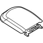 AG1Z5406024BB - Body: Armrest for Ford: Taurus Image