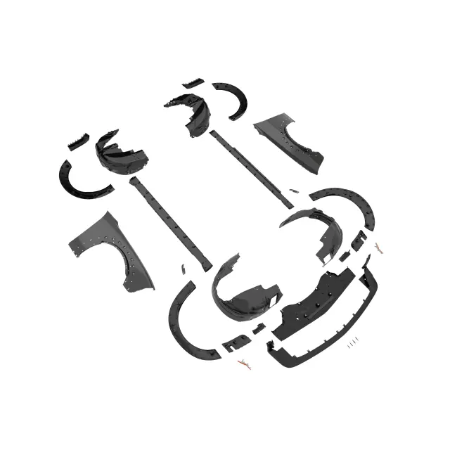 77072552AC - : Challenger Widebody Fender Flare Kit for Direct Connection Image