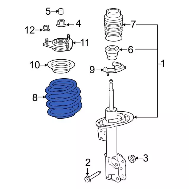 Coil Spring - Ford (FR3Z-5310-AC)