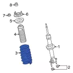 MB3Z5310D - Suspension: Coil Spring for Ford: Bronco Image