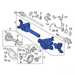 PC3Z4010N - Universals &amp; Rear Axle: Axle Housing for Ford Image