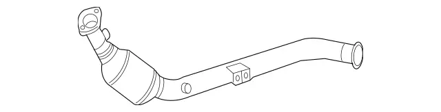 2114901920 - : Exhaust Pipe                             for Mercedes-Benz: E 550 Image