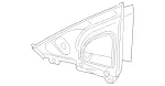 2138110398 - Driver Door: Seal, Mirror for Mercedes-Benz Image
