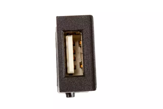 Black USB Receptacle (Replaces Part Number 13318778) - GM (13349323)