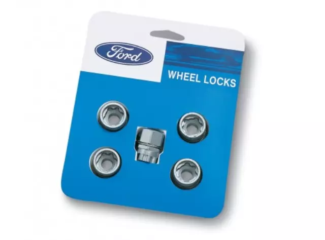 Wheel Locks - Zinc-Plated For Hidden Lugs - Ford (F5TZ-1A043-A)