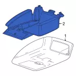 7C3Z28519K22AA - Body: Mount Bracket for Ford: F-250 Super Duty, F-350 Super Duty, F-450 Super Duty Image