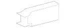 1776202300 - Cowl, Front Panel: Absorber for Mercedes-Benz Image