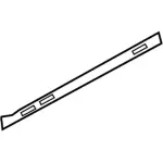 AA8Z7404338AB - Body: Molding Panel for Ford: Flex Image