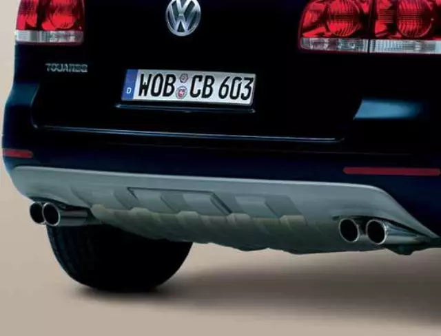 7L0071910 - Exterior: Exhaust Tips - Dual Round - Set Of 2 for Volkswagen Image