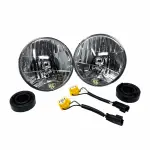 42302 - : KC Headlight H4 Halogen 7in Dot 2-Light 2007-2018 Jeep Wrangler JK for KC HiLiTES Image