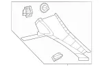 1676909901 - : D-Pillar Cover for Mercedes-Benz Image