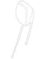20797031009D88 - : Headrest                                 for Mercedes-Benz: C 250, C 350 Image
