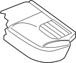 883705NB0A - Body: Cushion Cover for INFINITI: QX55 Image