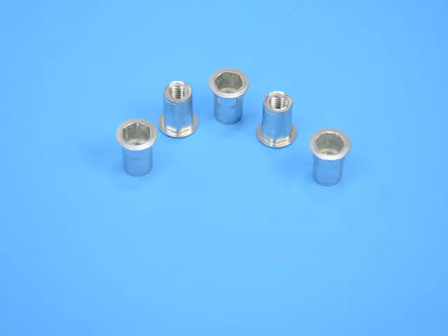 6503245 - : Cooler To Closure Panel Nut/Rivet for Chrysler: Aspen, Pacifica, Town &amp; Country, Voyager | Dodge: Caravan, Durango, Grand Caravan, Ram 1500, Ram 2500, Ram 3500 | Jeep: Commander, Compass, Grand Cherokee, Liberty, Patriot, Wrangler Image