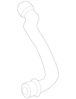 2035010882 - : Radiator Coolant Hose for Mercedes-Benz Image