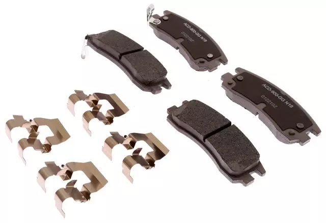 19387623 - : Ceramic Rear Disc Brake Pad Set with Clips for GM Image
