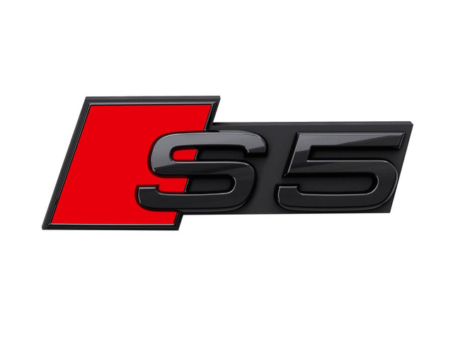 8W6071805 - : Black Model Emblem for Audi: S5 Sportback Image