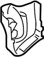 874551NG0C - Body: Recline Cover for Infiniti Image