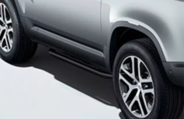 VPLEP0522 - Exterior: Side Tubes - Black - 90 for Land Rover: Defender 110, Defender 90 Image