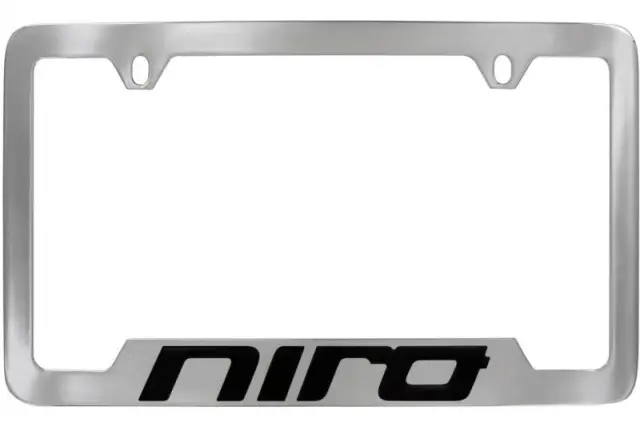 UR016AY002DE - Exterior: License Plate Frame - Lower Logo for Kia: K5, Niro, Niro EV, Rio Image