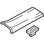 BT4Z7813228AA - Body: Rear Sill Plate for Ford: Edge Image