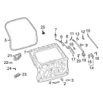 JL7Z19G490F - Body: Rear Camera for Ford: Explorer | Lincoln: Aviator, Navigator Image
