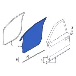 ML3Z1520531B - : Door Weather-Strip for Ford: F-150, F-150 Lightning, F-250 Super Duty, F-350 Super Duty, F-450 Super Duty Image