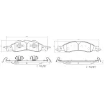 P24228N - : PRIME Ceramic Brake Pad Set for Brembo Image